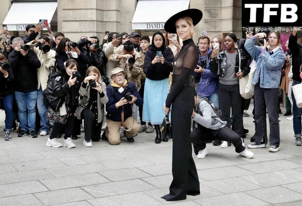 Chiara Ferragni Looks Stunning Without a Bra in Paris - #17