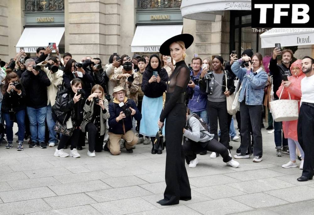 Chiara Ferragni Looks Stunning Without a Bra in Paris - #21