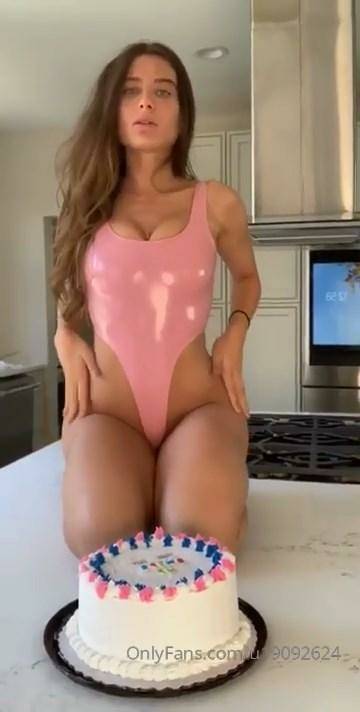 Lana Rhoades Nude Cake Swimsuit Strip Onlyfans photo Leaked - #2