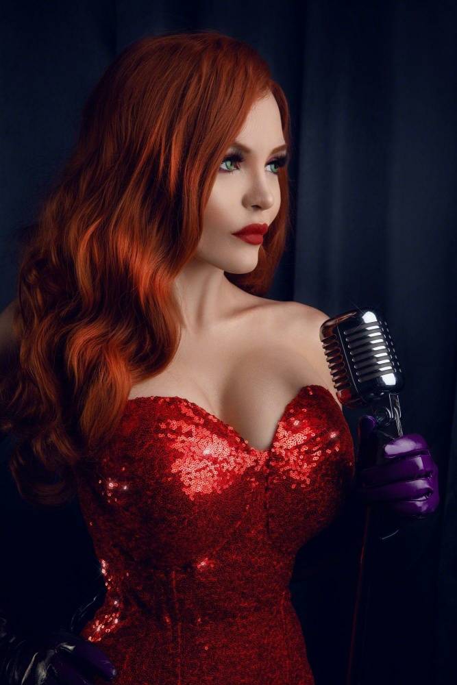 Kalinka Fox Nude Jessica Rabbit Cosplay Set Leaked - #1