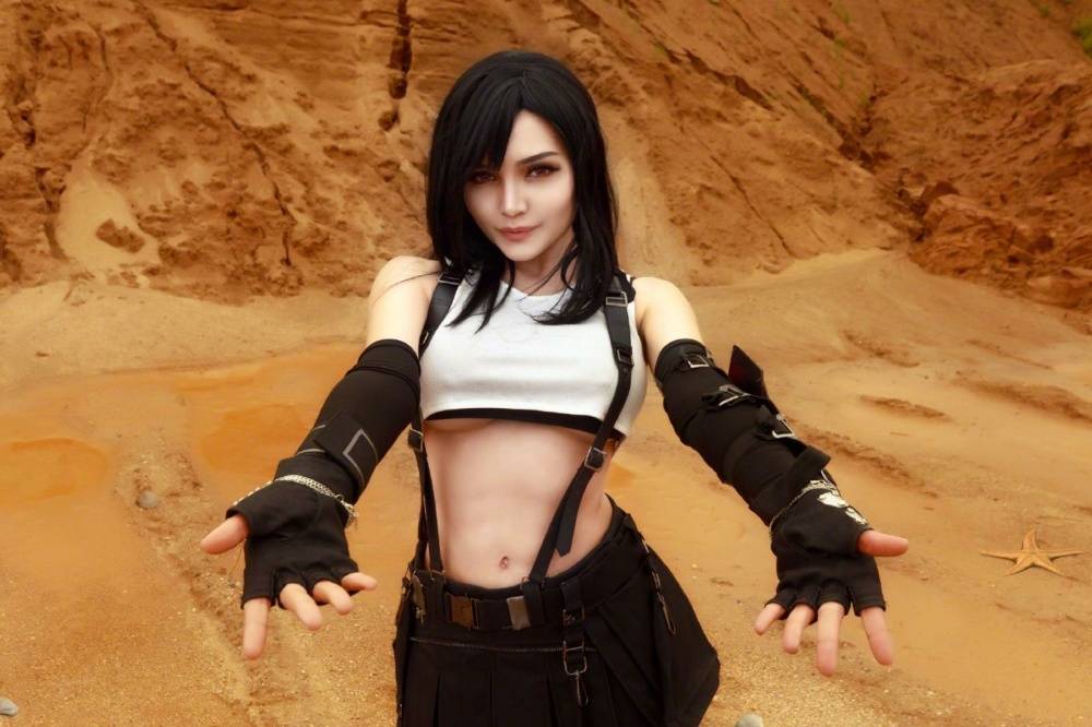 Kalinka Fox Nude Tifa Lockhart Cosplay Patreon Set Leaked - #1