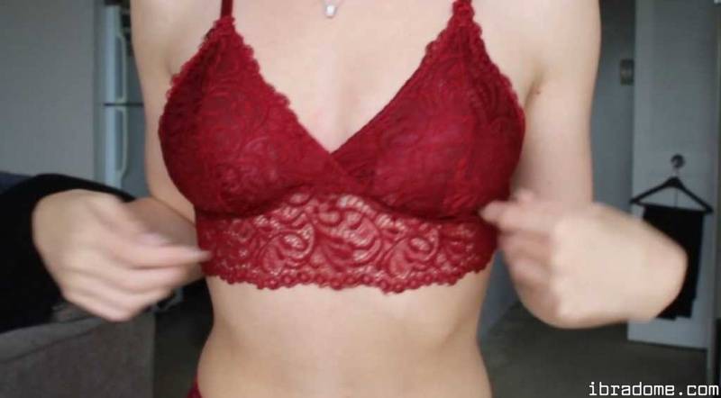 Destinyyyyx3 Red Lace Lingerie - #18