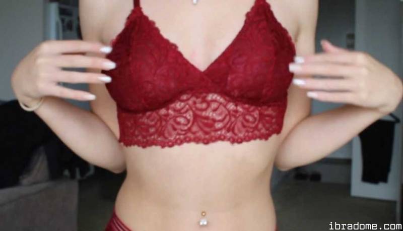 Destinyyyyx3 Red Lace Lingerie - #13