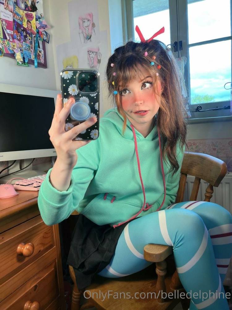 Belle Delphine Adult Vanellope Cosplay Onlyfans Set Leaked