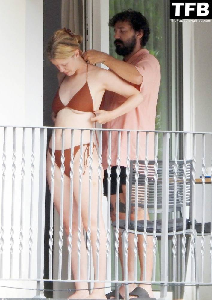 Mia Goth & Shia LaBeouf are Pictured on Vacation in Portofino - #1