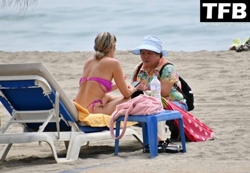 Ashley Roberts Enjoys the Beach on Holiday in Marbella - #25