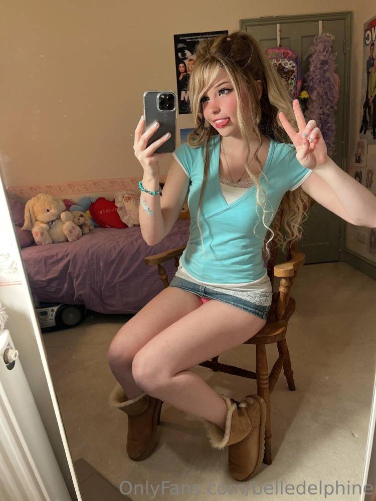 Belle Delphine Nude Short Skirt Pussy Tease Onlyfans Video Leaked - #12