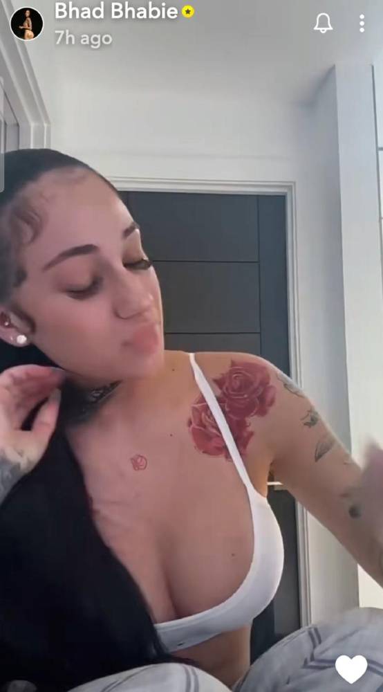 Bhad Bhabie Sexy Nipple Pokies Top Snapchat Video Leaked - #3