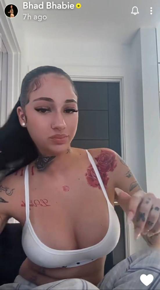 Bhad Bhabie Sexy Nipple Pokies Top Snapchat Video Leaked - #8