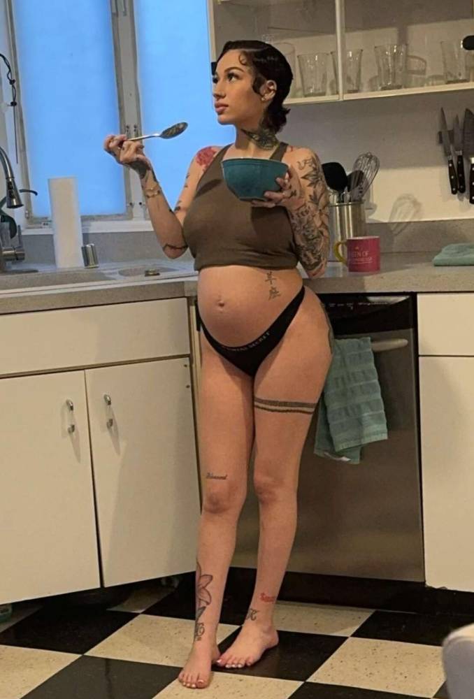 Bhad Bhabie Nipple Pokies Pregnant Onlyfans Set Leaked - #4