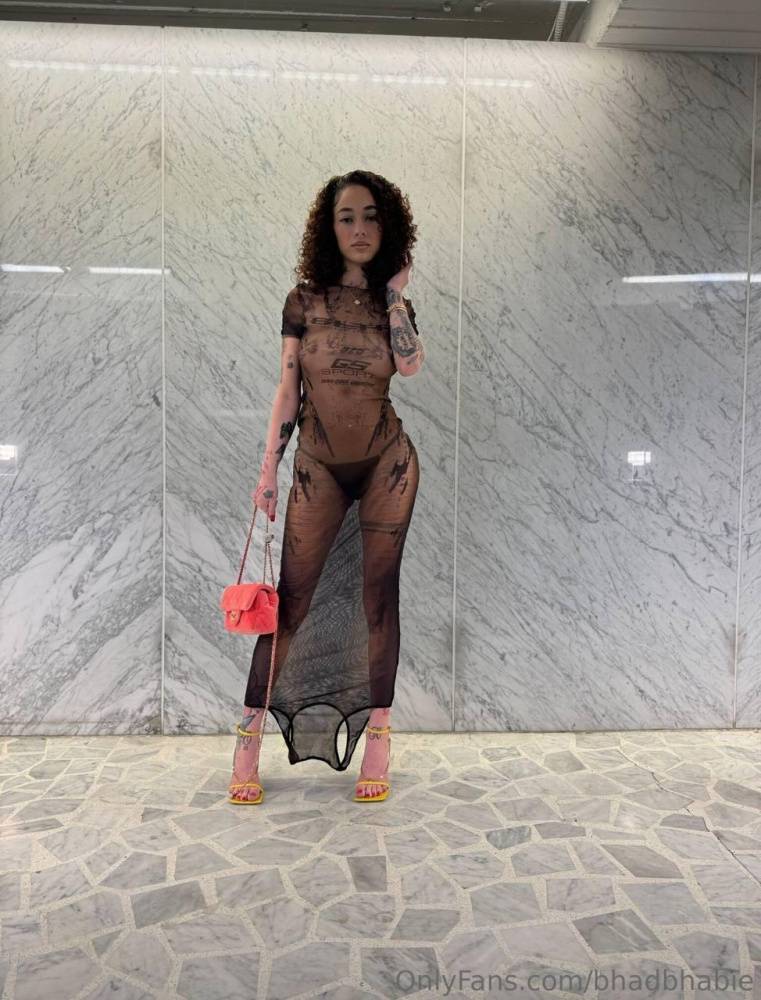 Bhad Bhabie Nude Sheer Topless Dress Onlyfans Set Leaked - #7