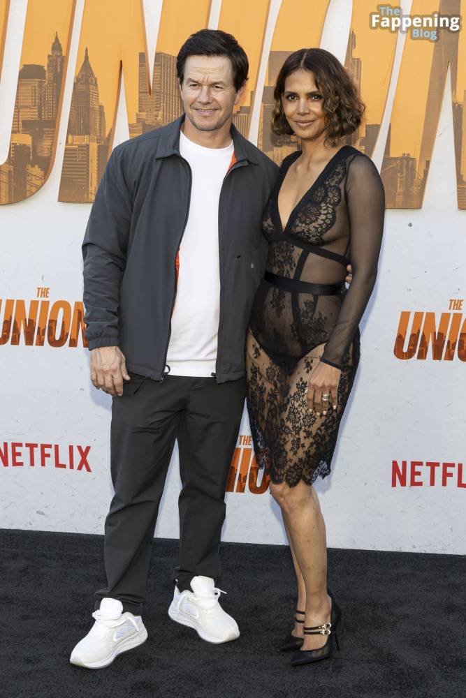 Halle Berry Looks Hot in a See-Through Lace Dress at the Premiere of “The Union” in LA (150 Photos) - #25