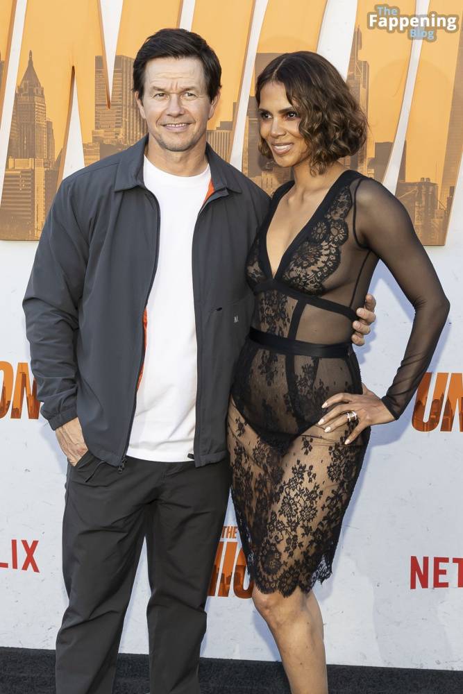 Halle Berry Looks Hot in a See-Through Lace Dress at the Premiere of “The Union” in LA (150 Photos) - #27