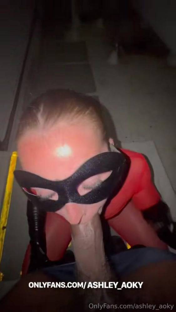 Ashley Aoki Elastigirl Cosplay Blowjob OnlyFans Video Leaked - #11