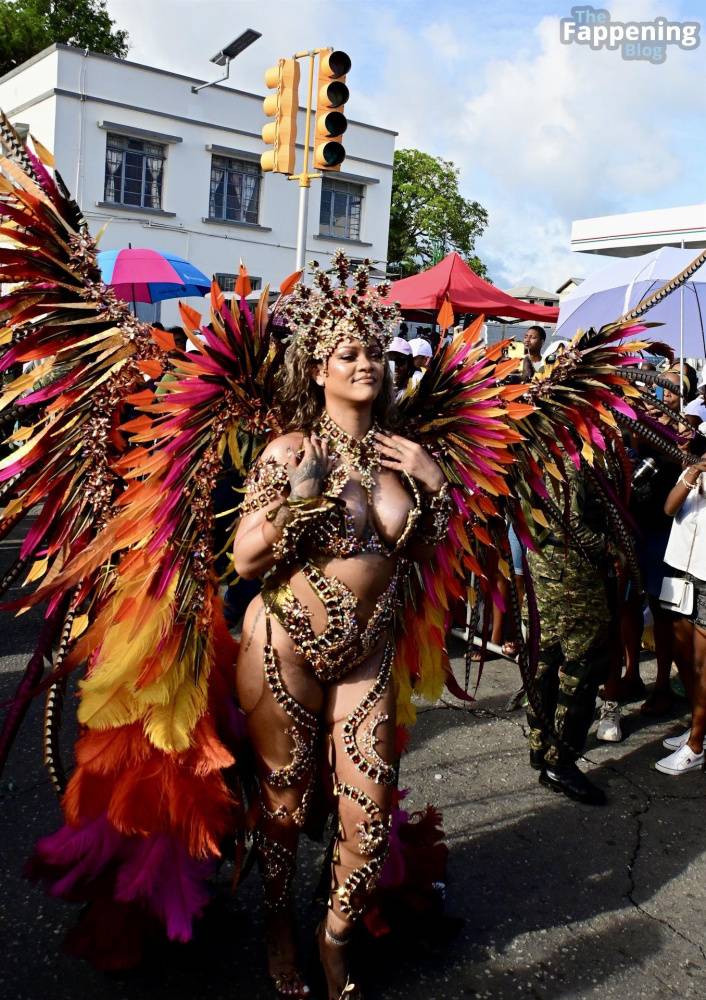 Rihanna Displays Her Curves at the Carnival Festival in Barbados (152 Photos) - #27