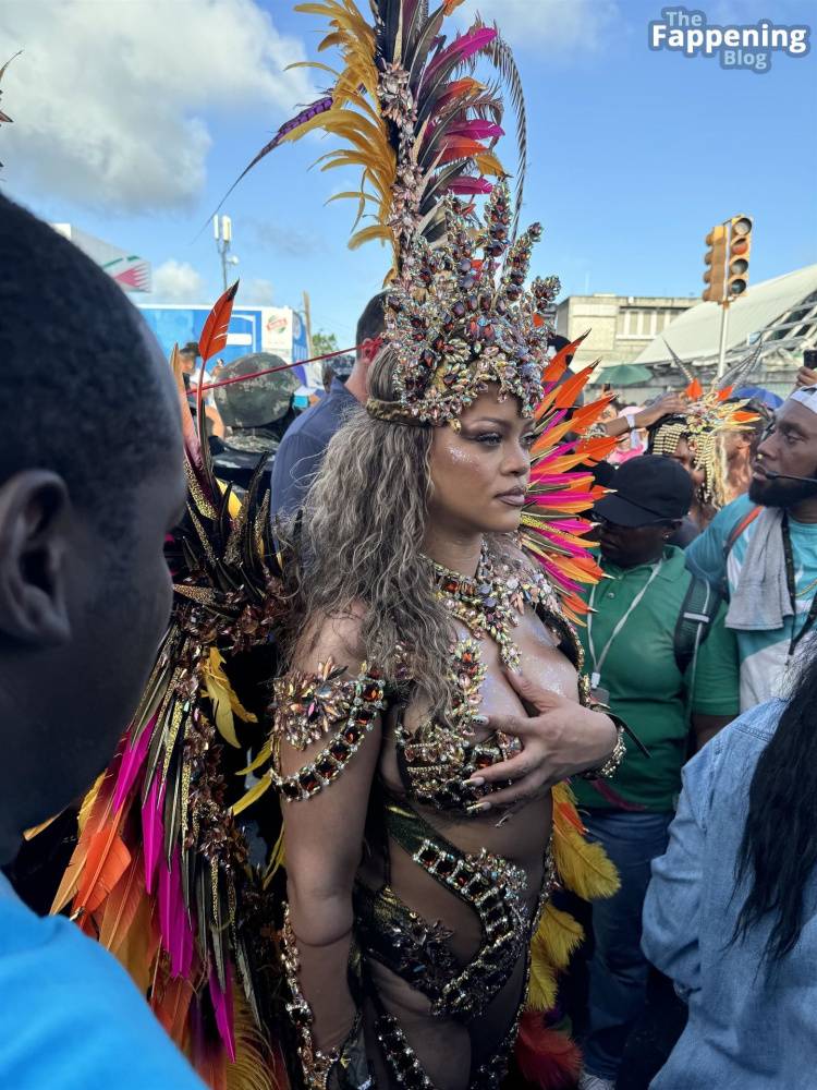 Rihanna Displays Her Curves at the Carnival Festival in Barbados (152 Photos) - #22