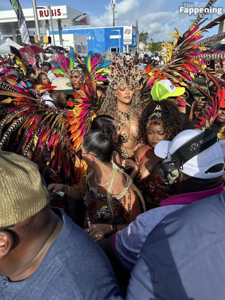 Rihanna Displays Her Curves at the Carnival Festival in Barbados (152 Photos) - #9