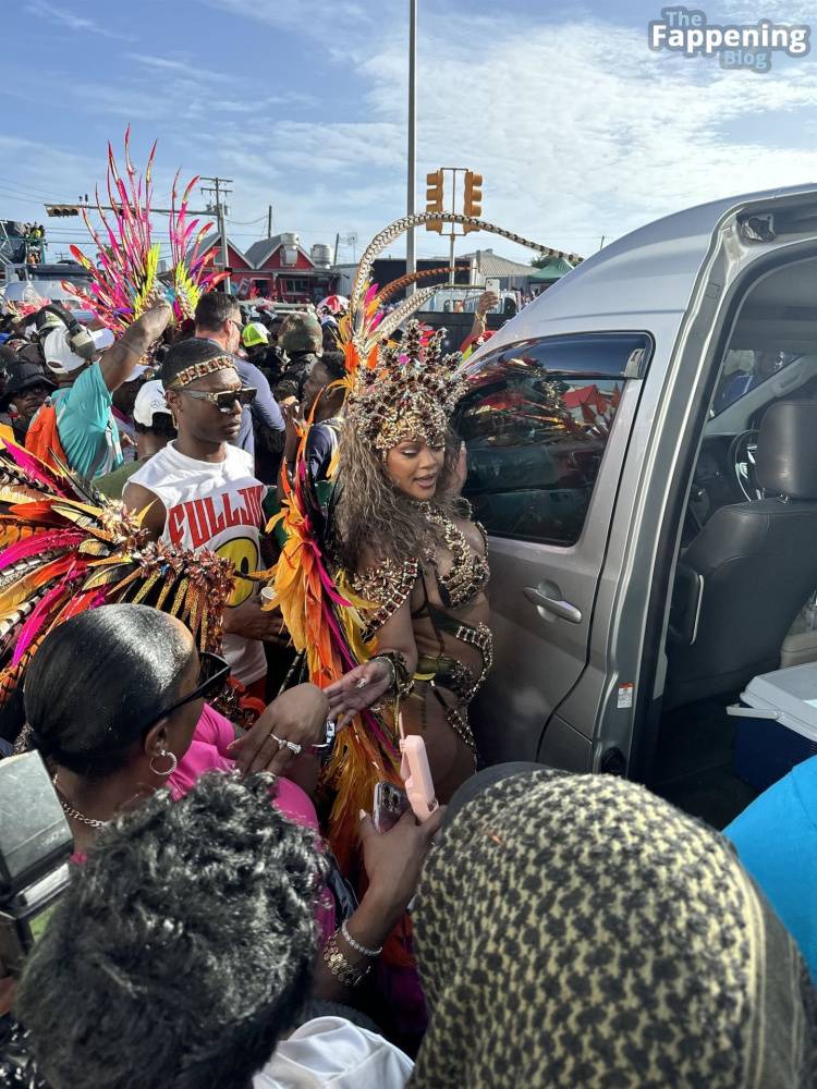 Rihanna Displays Her Curves at the Carnival Festival in Barbados (152 Photos) - #16