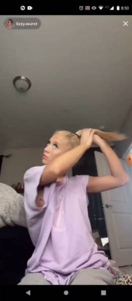 Lizzy Wurst Nipple Slip TikTok Livestream photo Leaked on solefans.net