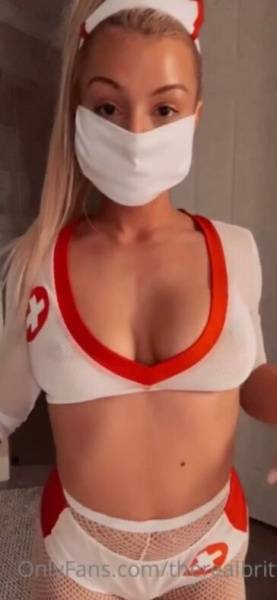 Therealbrittfit Naughty Nurse Onlyfans photo on solefans.net