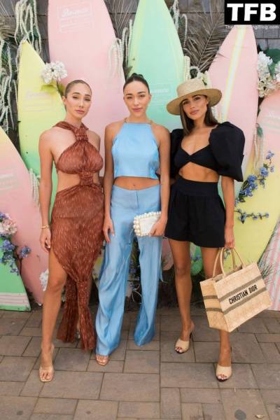 Olivia Culpo Flaunts Her Slender Legs at Bounce Beach on solefans.net