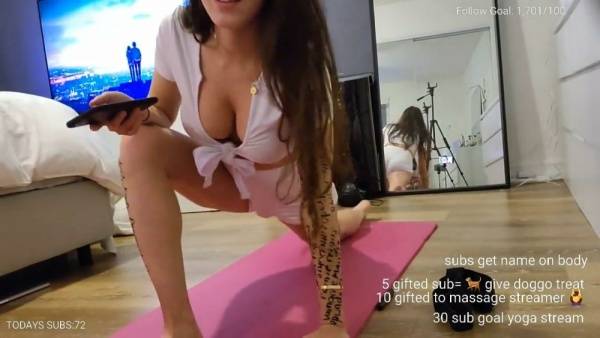 Indiefoxx Yoga Twitch Stream Video Leaked on solefans.net