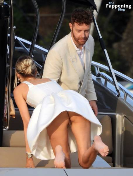 Leonie Hanne Flashes Her Underwear on a Yacht in Portofino (43 Photos) - Germany on solefans.net