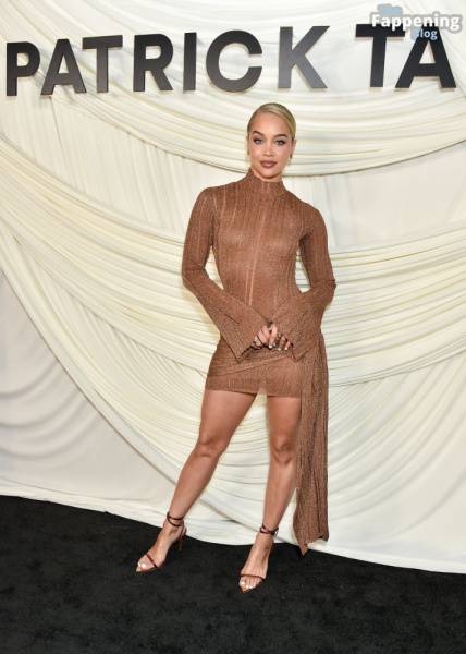 Jasmine Sanders Shows Off Her Sexy Legs at Patrick Ta’s Makeup Launch in Hollywood (17 Photos) - city Sander - city Hollywood on solefans.net