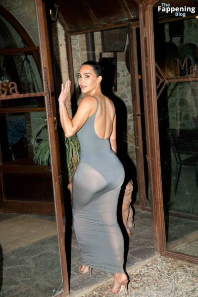 Kim Kardashian Shows Off Her Assets in a Sheer Dress (14 Photos) on solefans.net