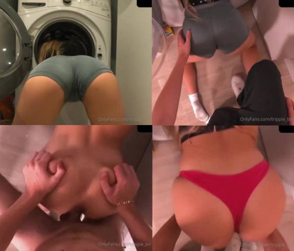 Trippie Bri Nude Laundry Doggy Style OnlyFans Video Leaked on solefans.net