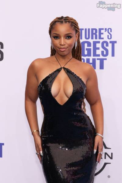 Chloe Bailey Shows Off Her Big Boobs at the BET Awards 2024 (49 Photos) on solefans.net